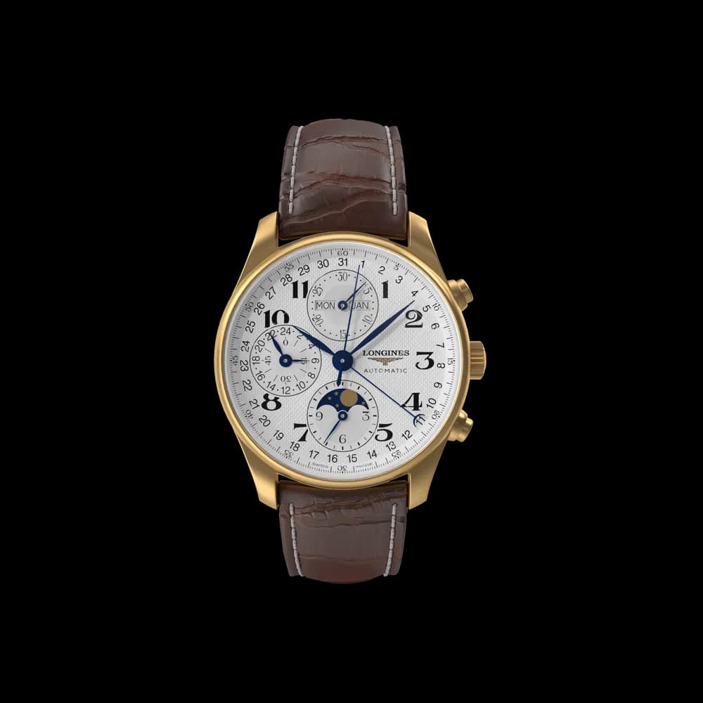 Leather Strap Dress Watch