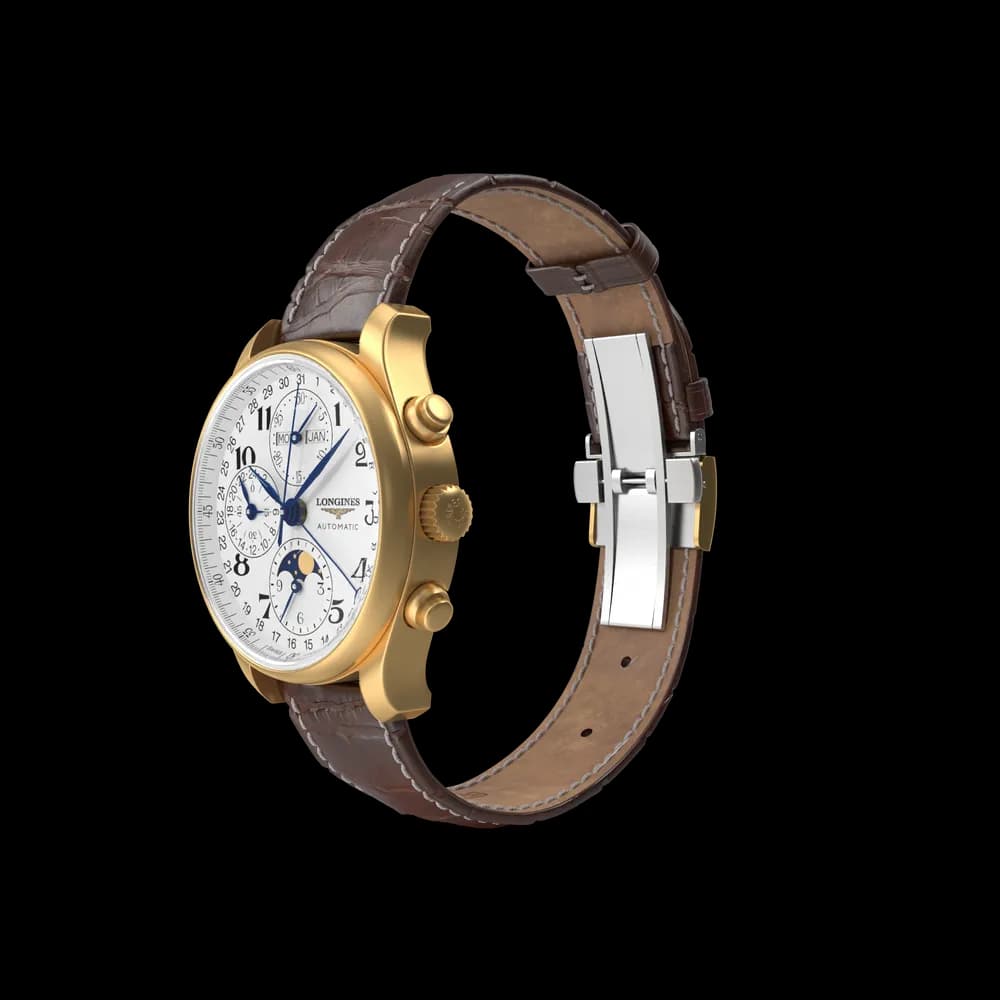 Leather Strap Dress Watch